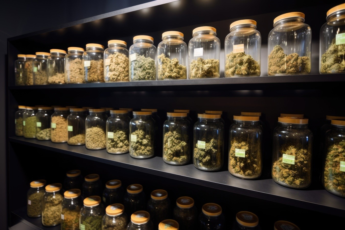 Medical marijuana dispensary with variety of products for mental and physical health